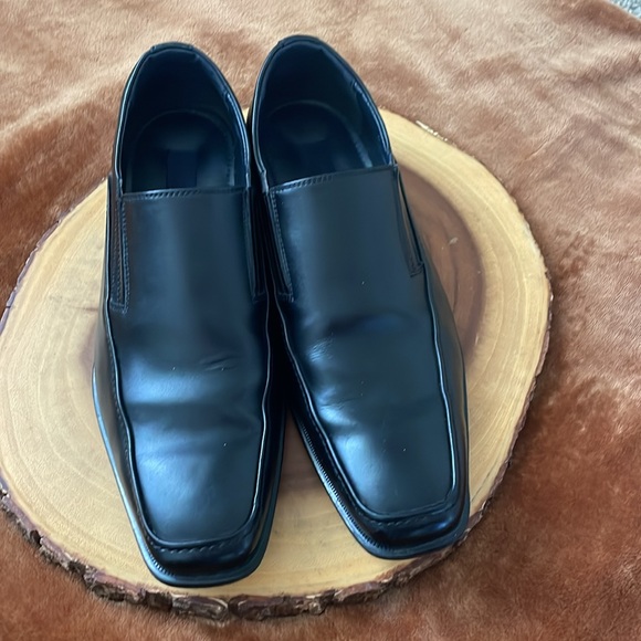 Joseph Abboud Moc Toe Dress Loafers Black size 10